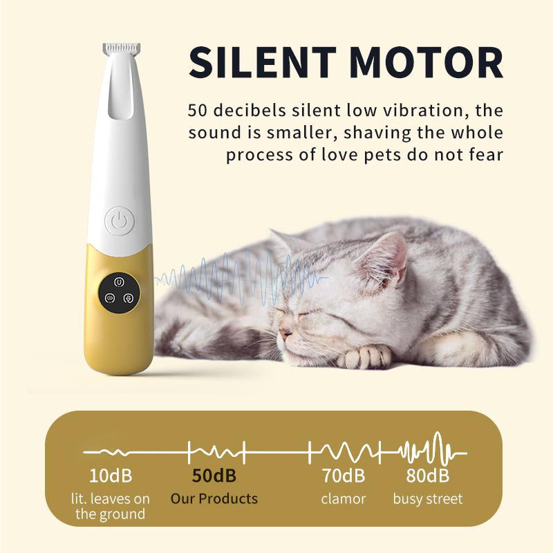 EasyGroom Cordless - Rechargeable Pet Hair Trimmer Kit, Pet Paw Trimmer, Cordless and Quiet Dog Trimmer.