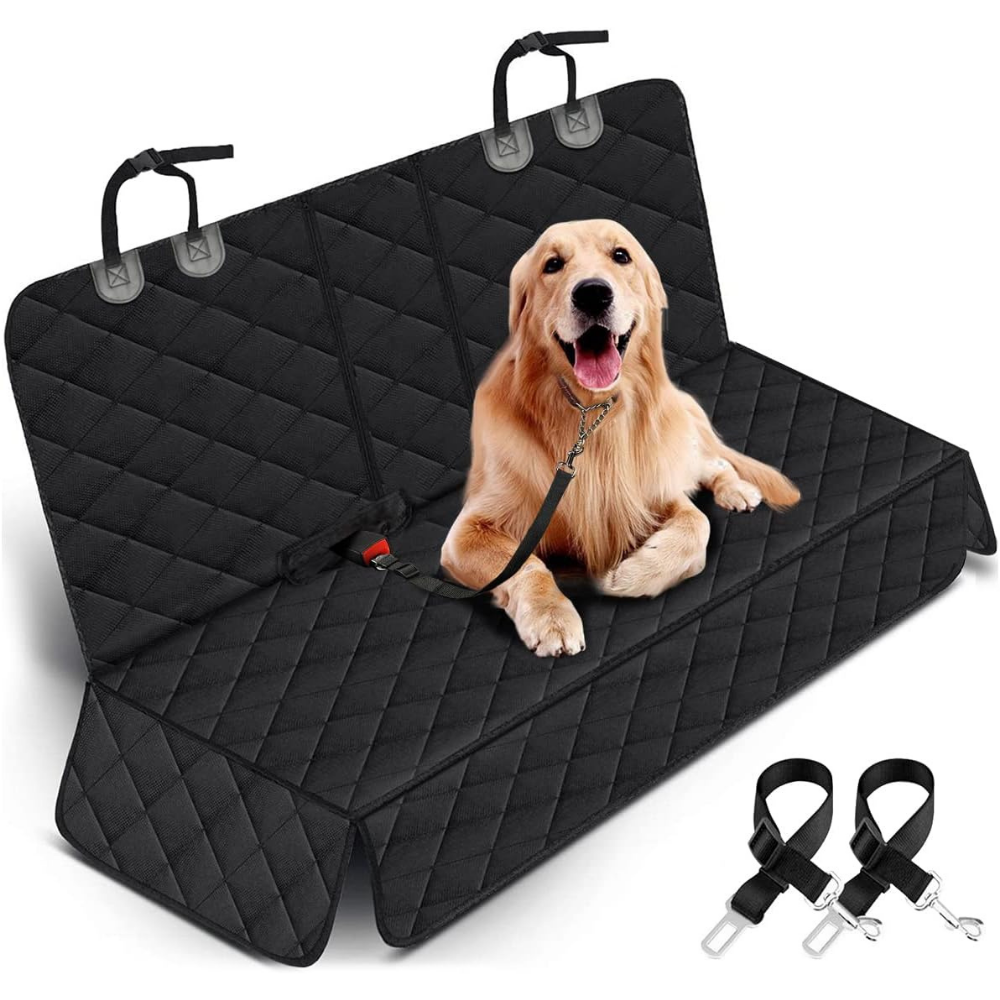 PawTrip Cover - Dog Car Seat Cover, Back Seat Cover - Black