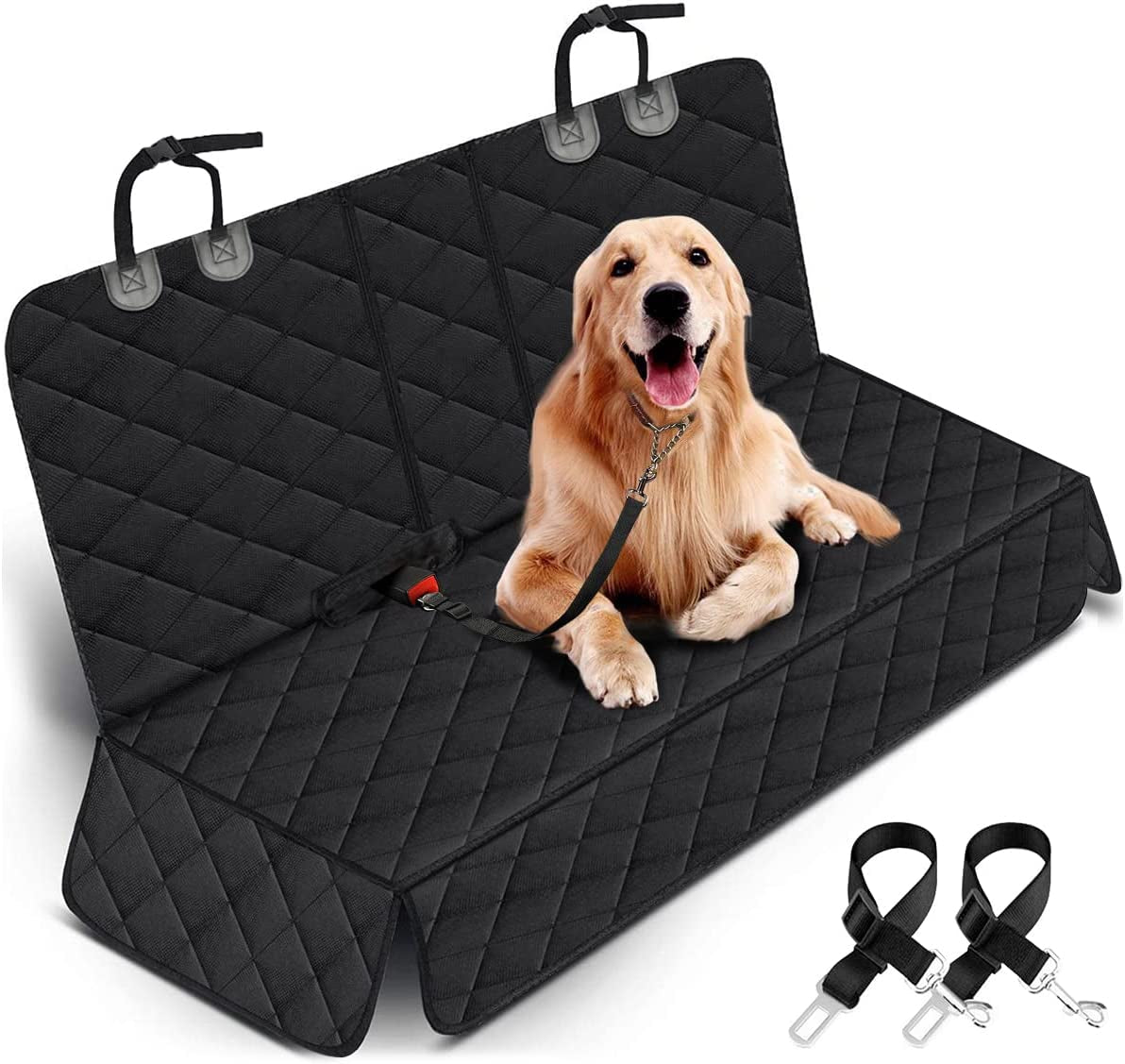 PawTrip Cover - Dog Car Seat Cover, Back Seat Cover - Black