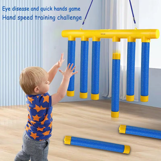 Challenge Falling Sticks Game Kids Stick Catching Toy Training Reaction Ability