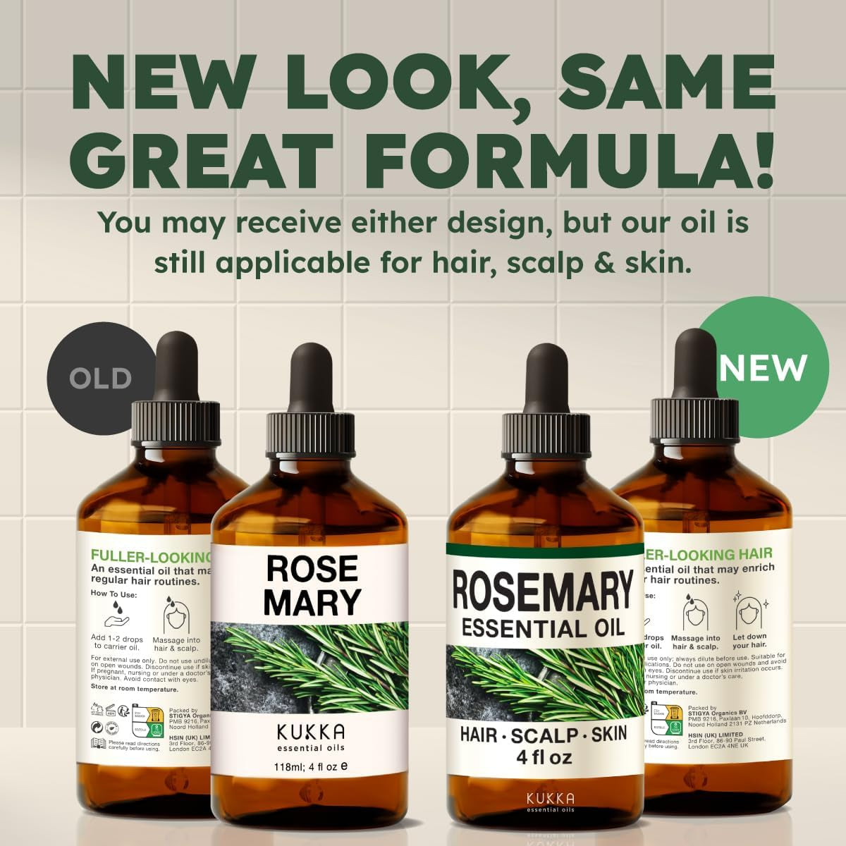 Kukka Rosemary Oil for Hair, Skin, Aromatherapy - 4 Fl Oz / 118 Ml, DIY Soap Making Scents